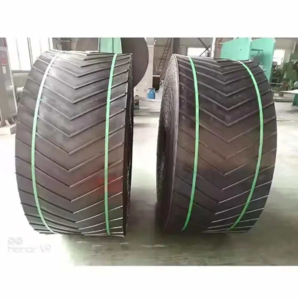 Industrial Chevron Conveyor Belt For Mining