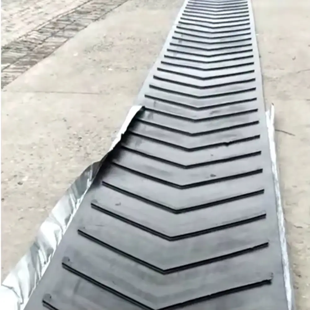 Chevron Conveyor Belt For Crushed Stone