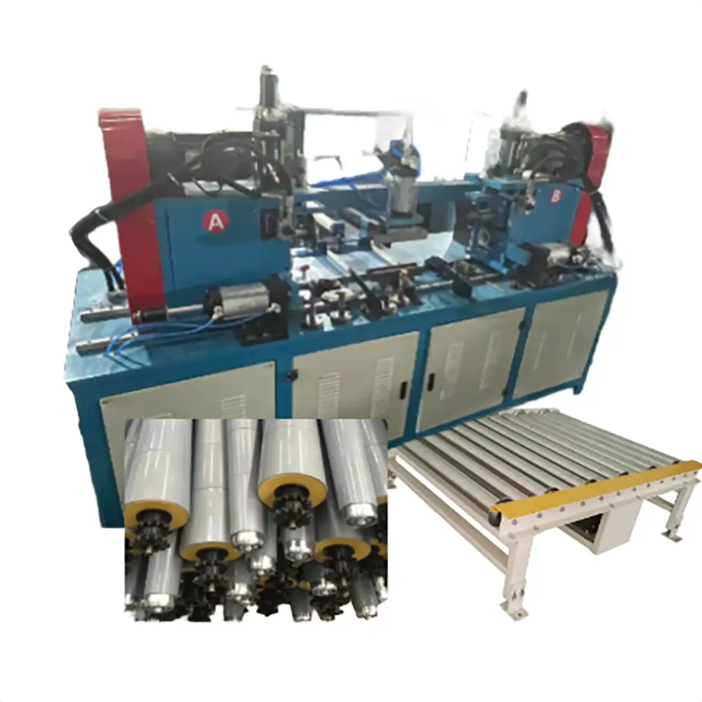 Pipe End Plugging Machine For Conveyor Roller