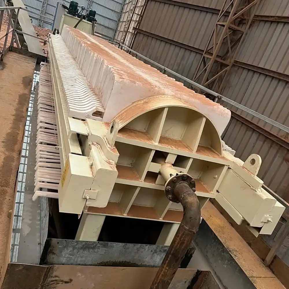 Mud Treatment Dewatering Filter Press Machine