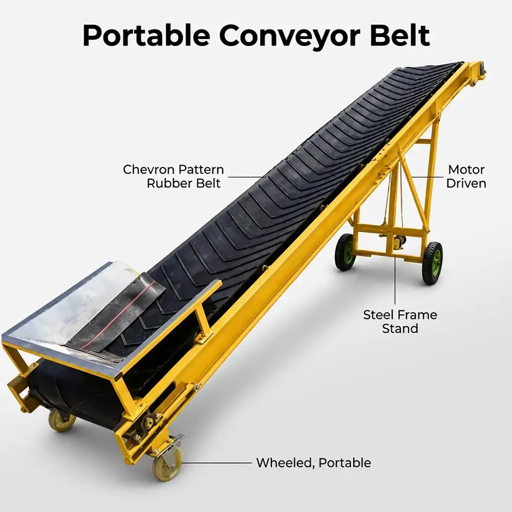 Portable Rubber Belt Conveyor