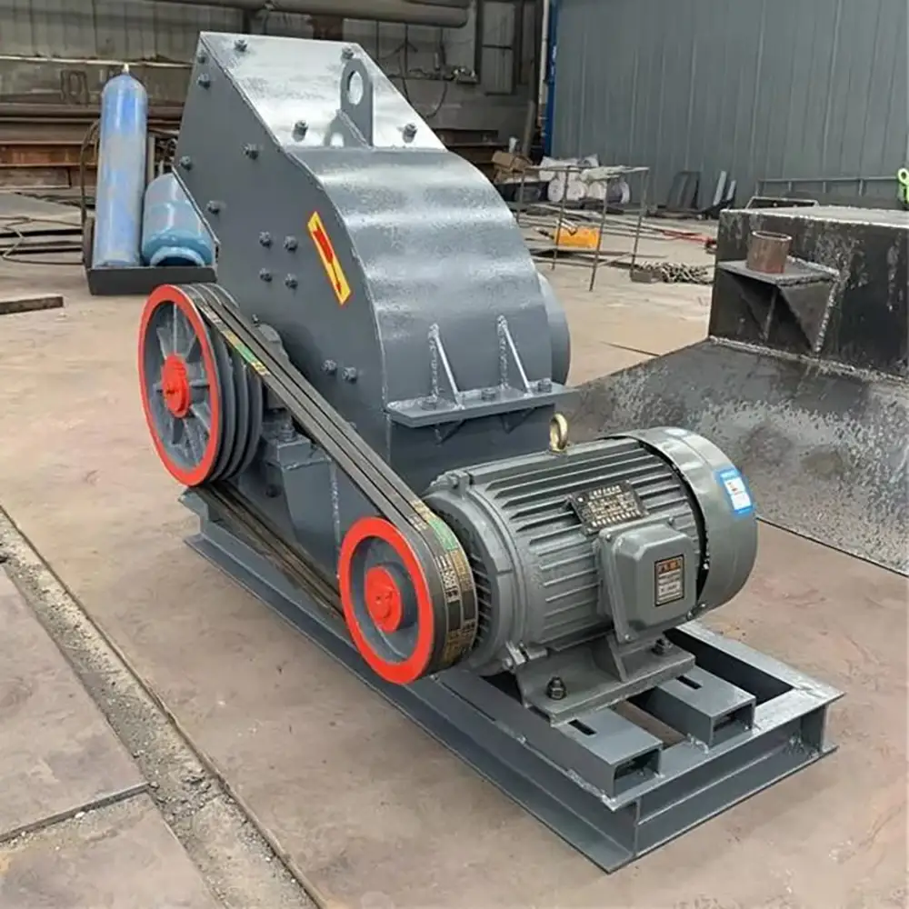 Mobile Stone Hammer Crusher With Wheels