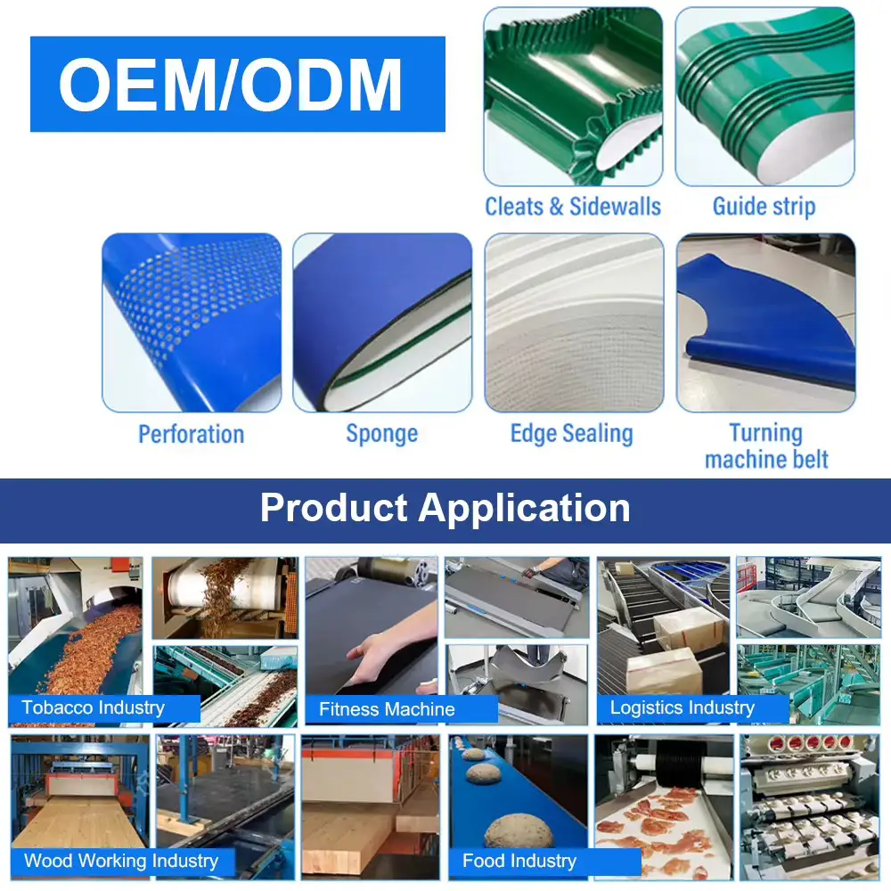 PVC Conveyor Belt For Packaging And Logistics