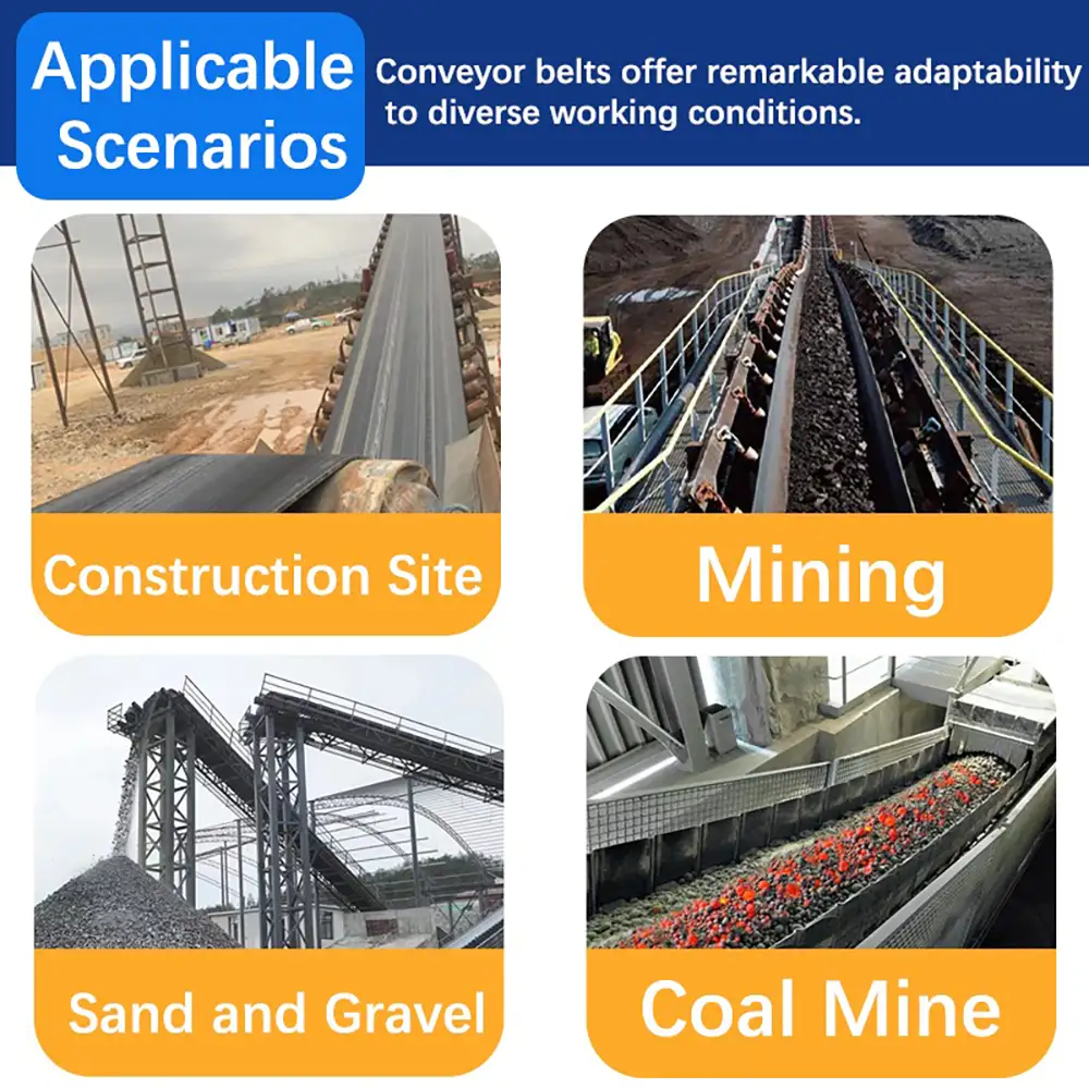 PVG Mining Conveyor Belt With Solid Woven Core