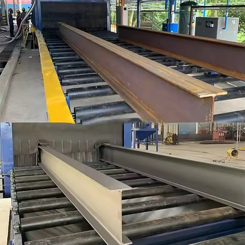 Automatic H Beam Blasting Equipment