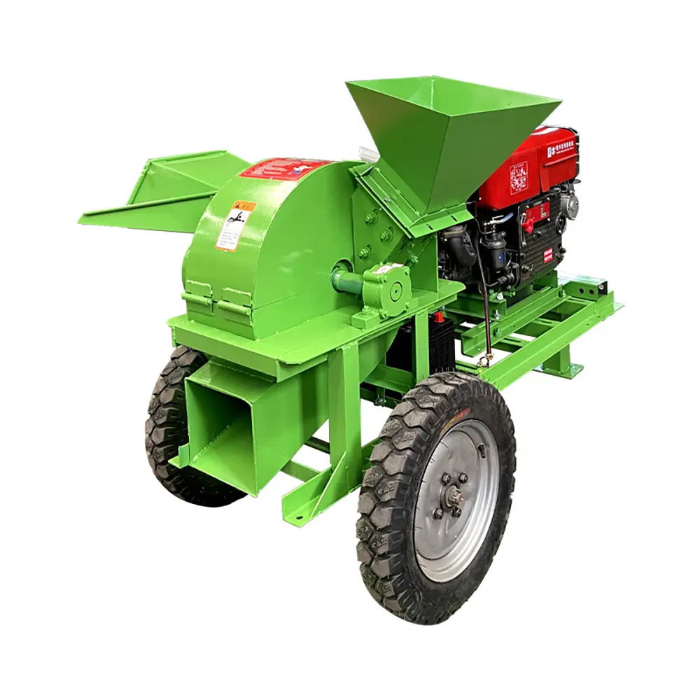 Rapid Crushing Crusher With Different Sieve Mesh Square Mouth Large Diameter Sawdust Wood Crusher