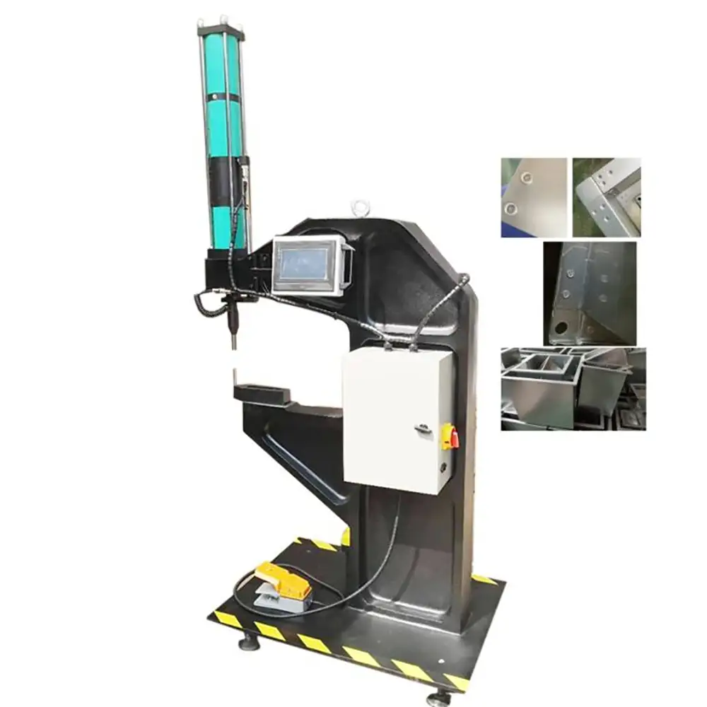Riveting Machine Without Rivet Multifunction Suncenter Pneumatic Rivet Connection Press Machine