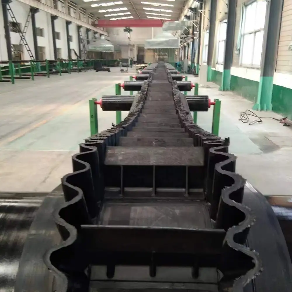 Heavy Duty Vertical Sidewall Conveyor Belt System