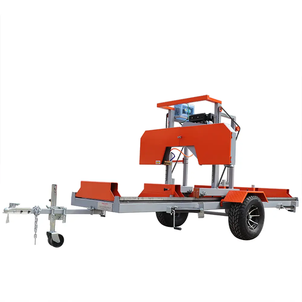 Sawmill for Furniture Factory Gas / Diesel / Electric woodworking Band Saw Forestry Machinery