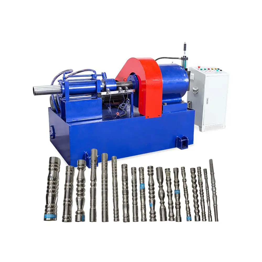 Semi Automatic Steel Pipe Embossing Machine