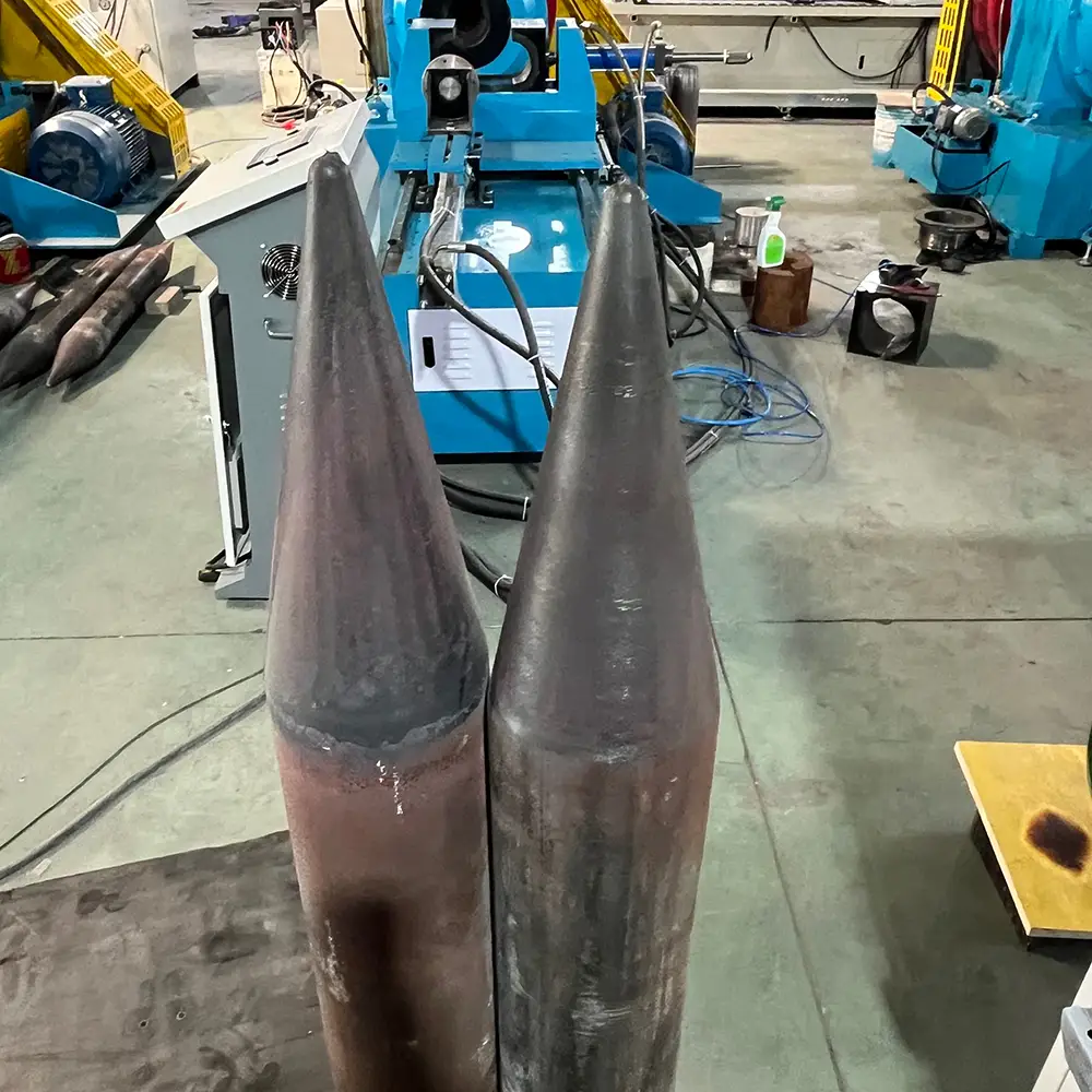 Helical Pile End Pointing Equipment