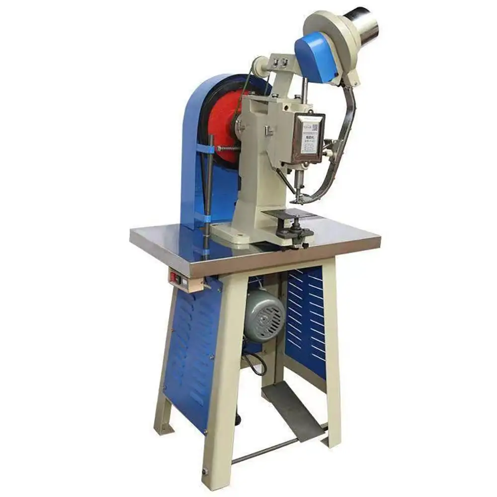 Semi Automatic Eyelet Cornes Riveting Machine for Belt Shoe Upper Tag Advertising Cloth, Safety Net Gift Bag
