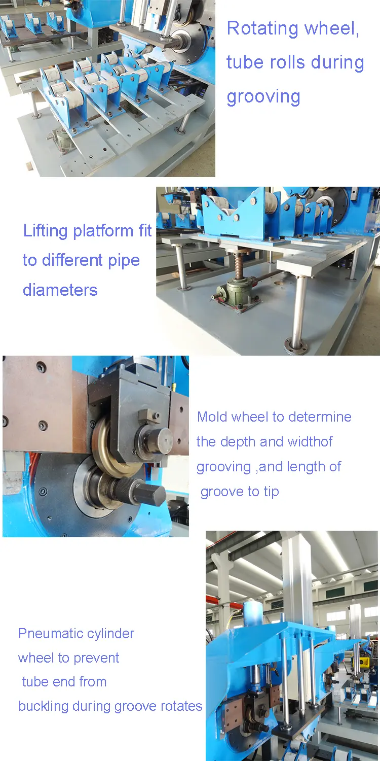 Semi Automatic Pipe End Grooving Machine