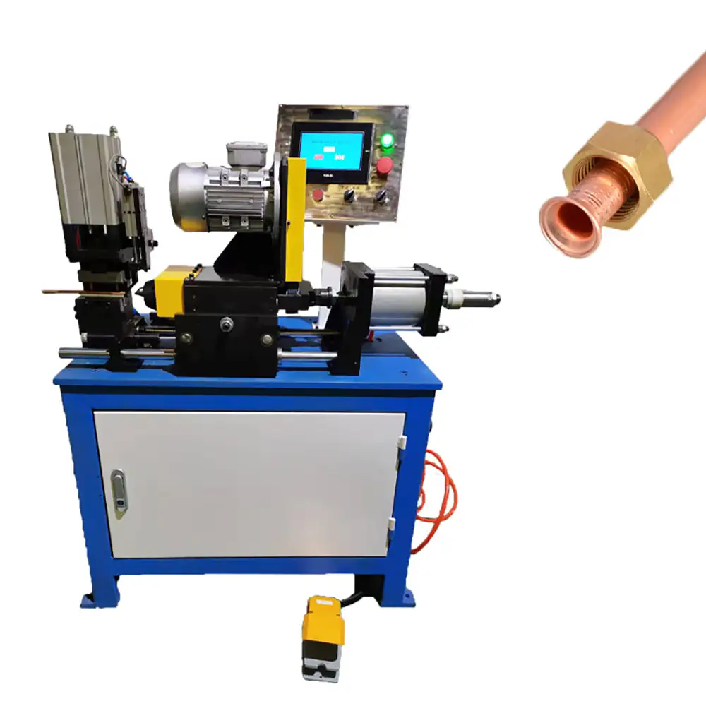 Semi-automatic Pneumatic Rotary Tube Expander Flared Opening Expander Pipe End Froming Machine
