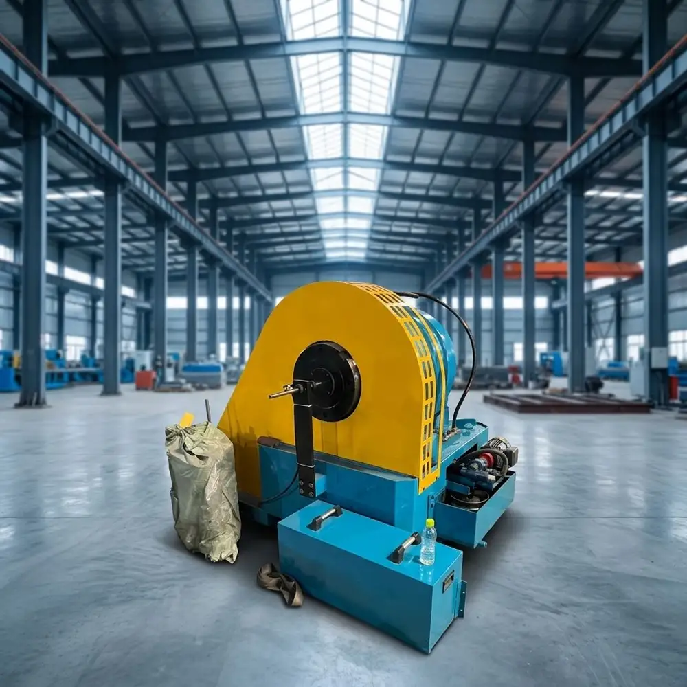 Helical Pile Tube End Tapering Machine