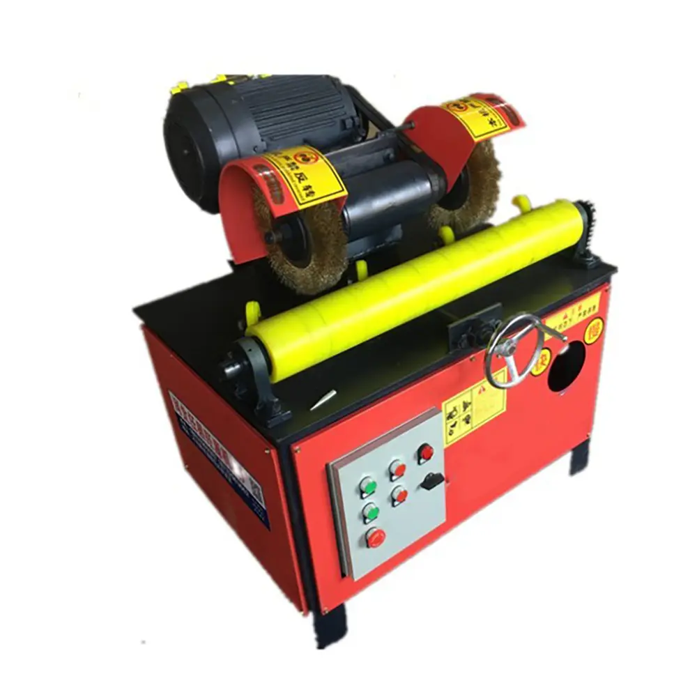 Single Station Round Pipe Polishing Machine