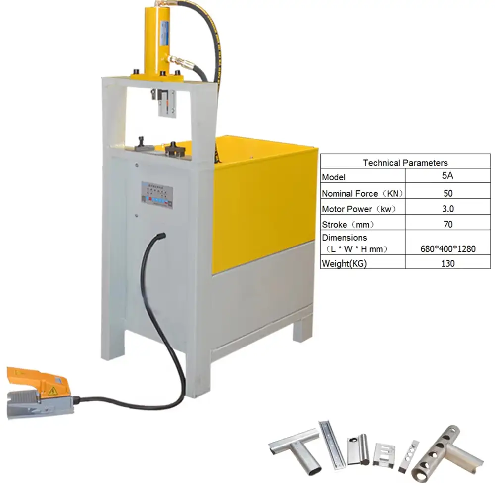 Single Station Tube Punching Machine