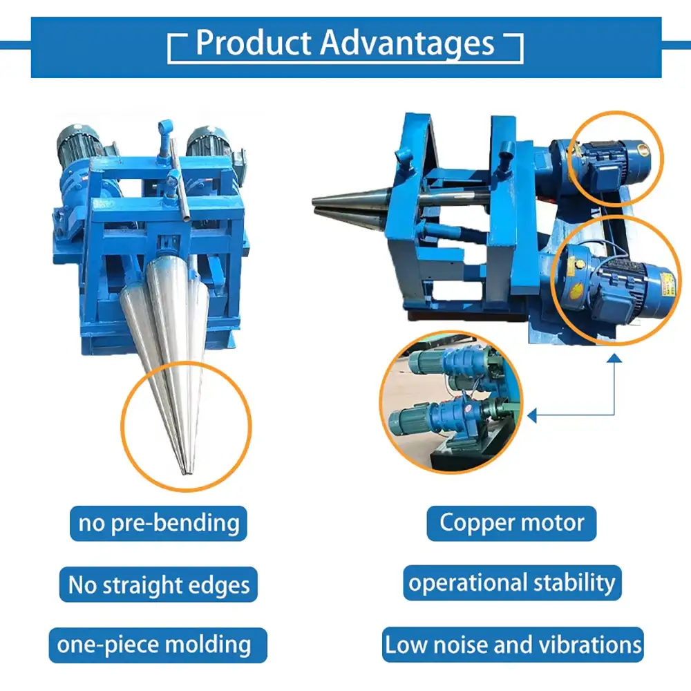 Stainless Steel Cone Rolling Machine