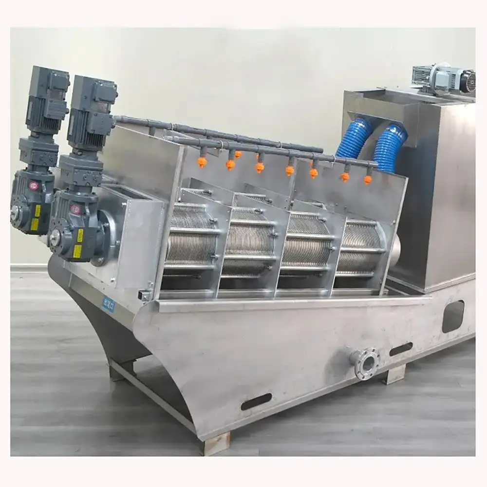 Automatic Screw Press Sludge Dewatering Machine