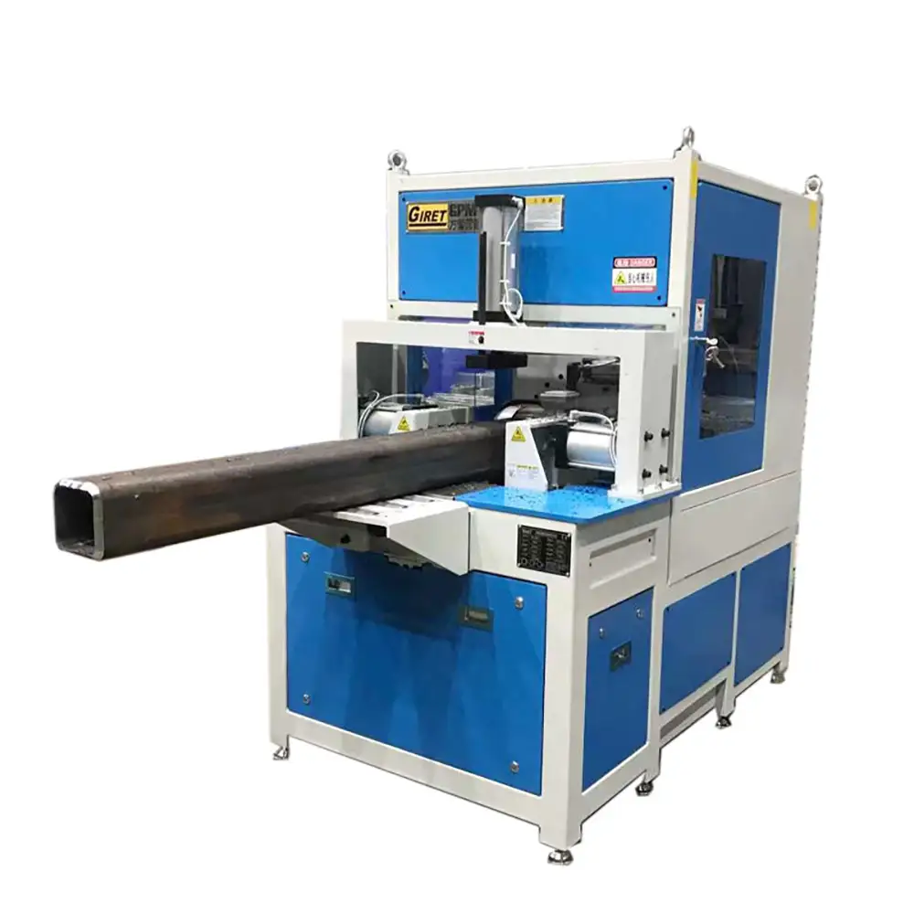 Square Rectangle Tube and Round Pipe Beveling Charmfering Machine