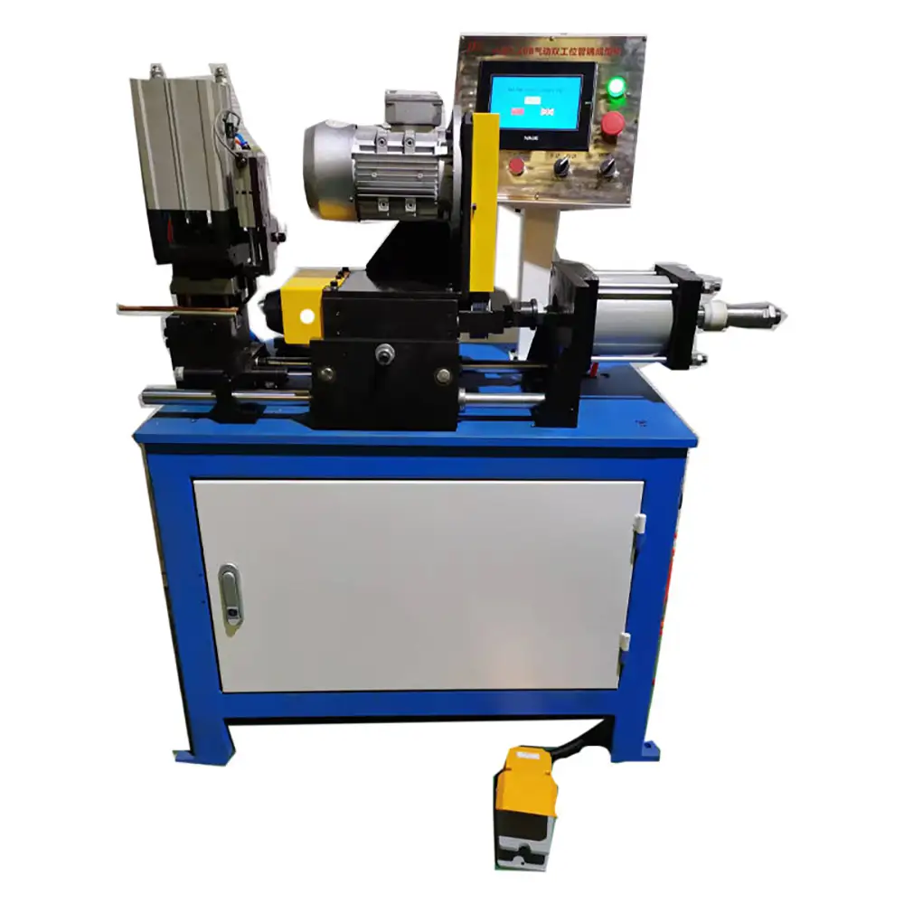 Stainless Steel Pipe End Forming Machine with Gear Core Components Semi-Automatic for Construction Industries