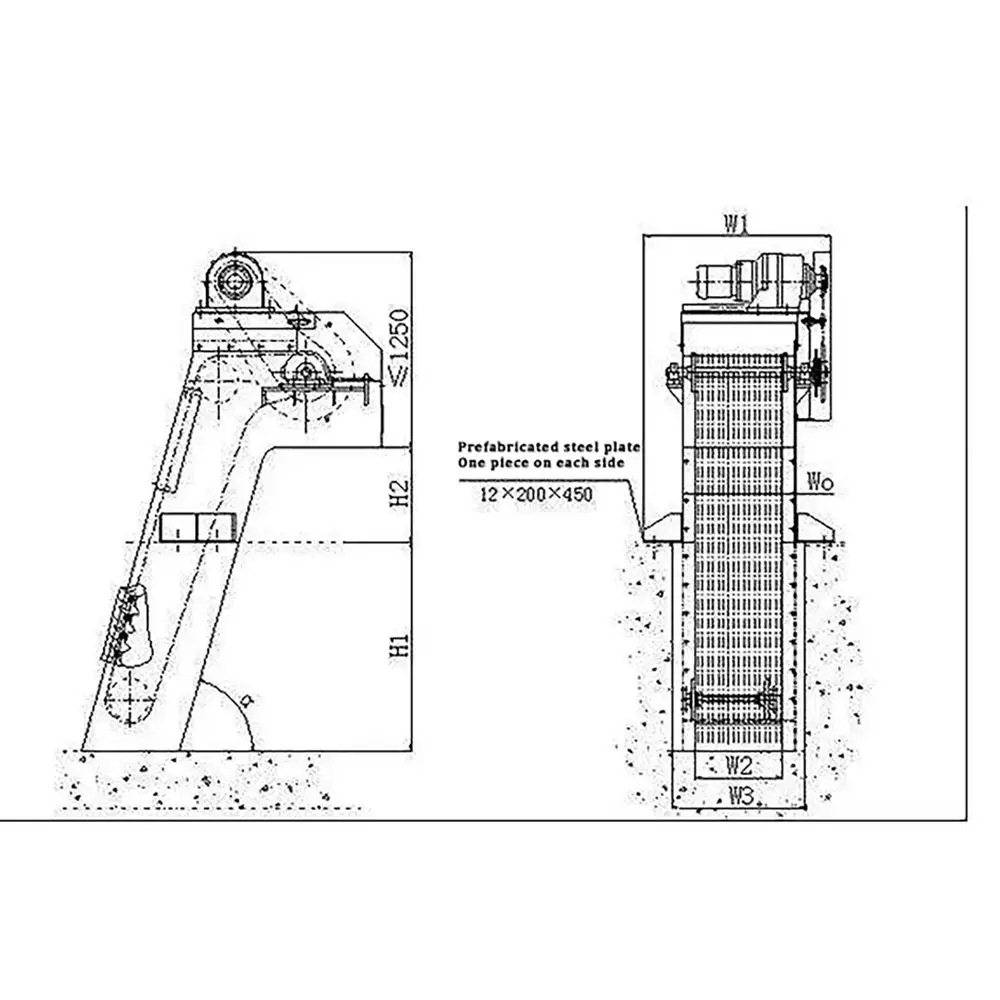 Stainless Steel Bar Screen Wastewater Equipment