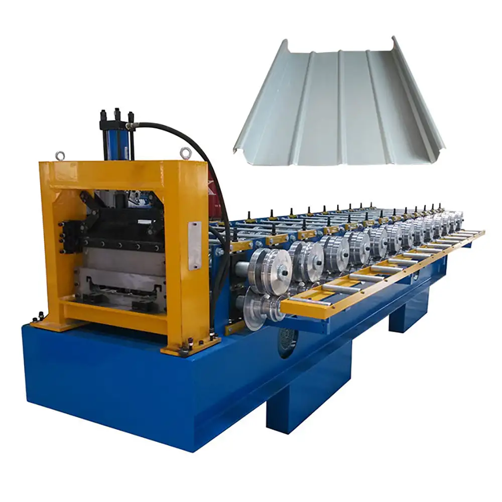 Standing Seam Profile Metal Roofing Sheet Roll Forming Machine
