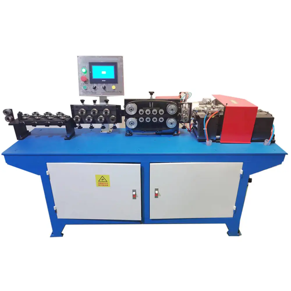 Strong Flexibility Copper Stainless Steel Pipe Straightening Cutting Making Machine