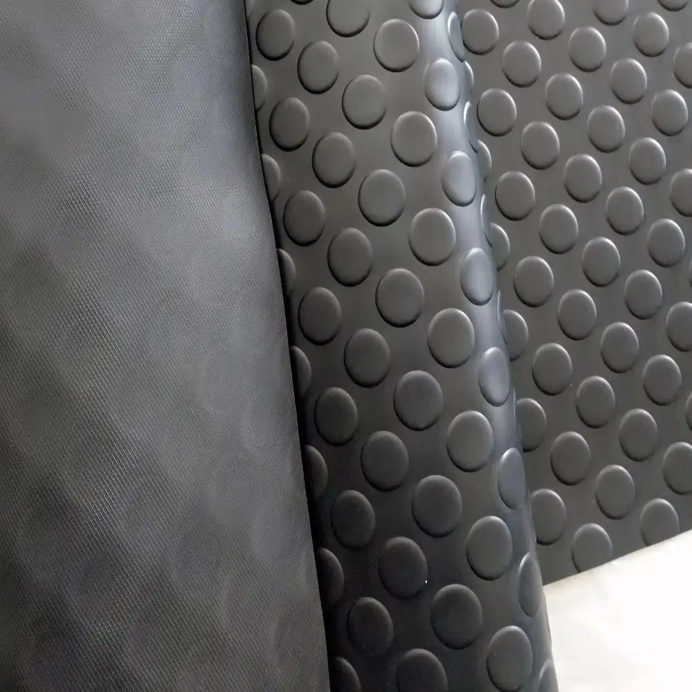 Black Stud Rubber Flooring Roll