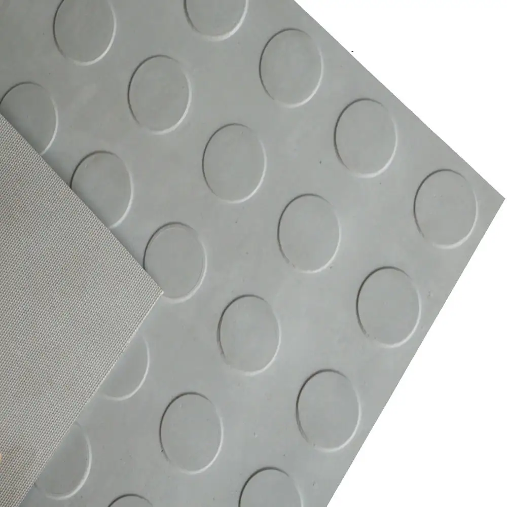 Raised Stud Rubber Sheet For Floor Protection