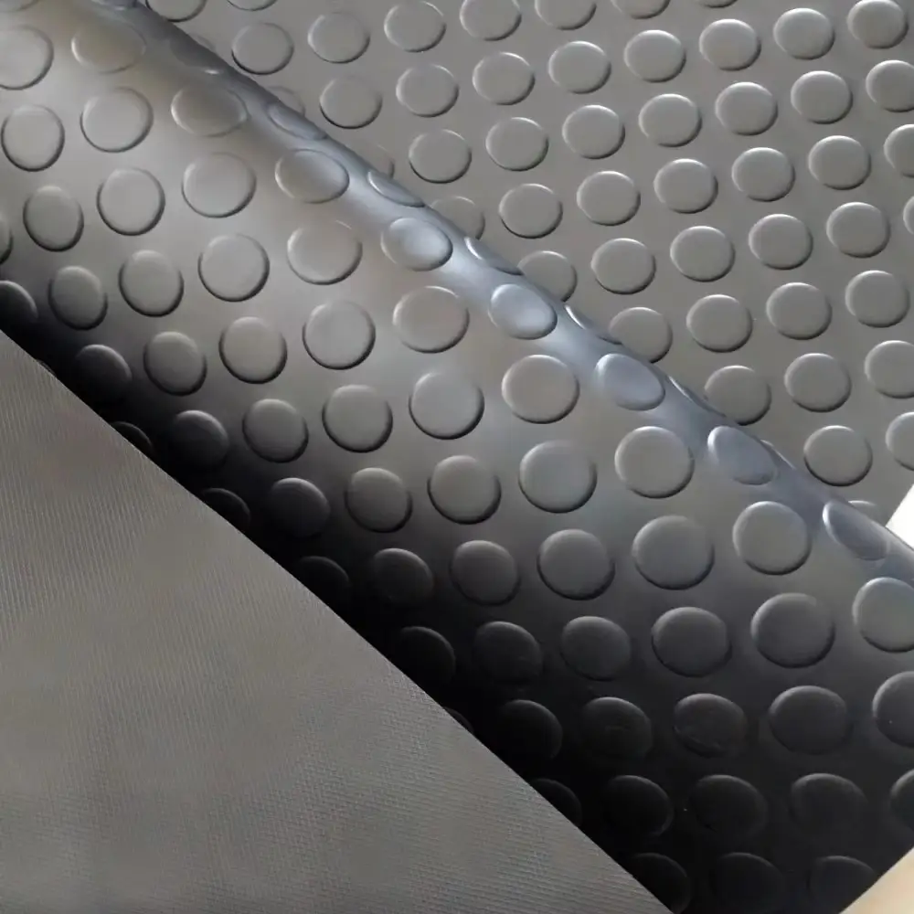 Stud Rubber Sheet, Stud Rubber Sheet for Flooring Rolls with Red, Black Color