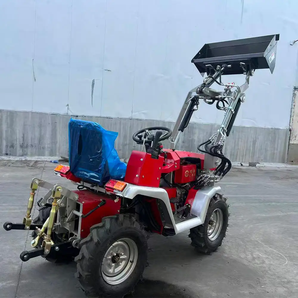 Small Tractor with Loader