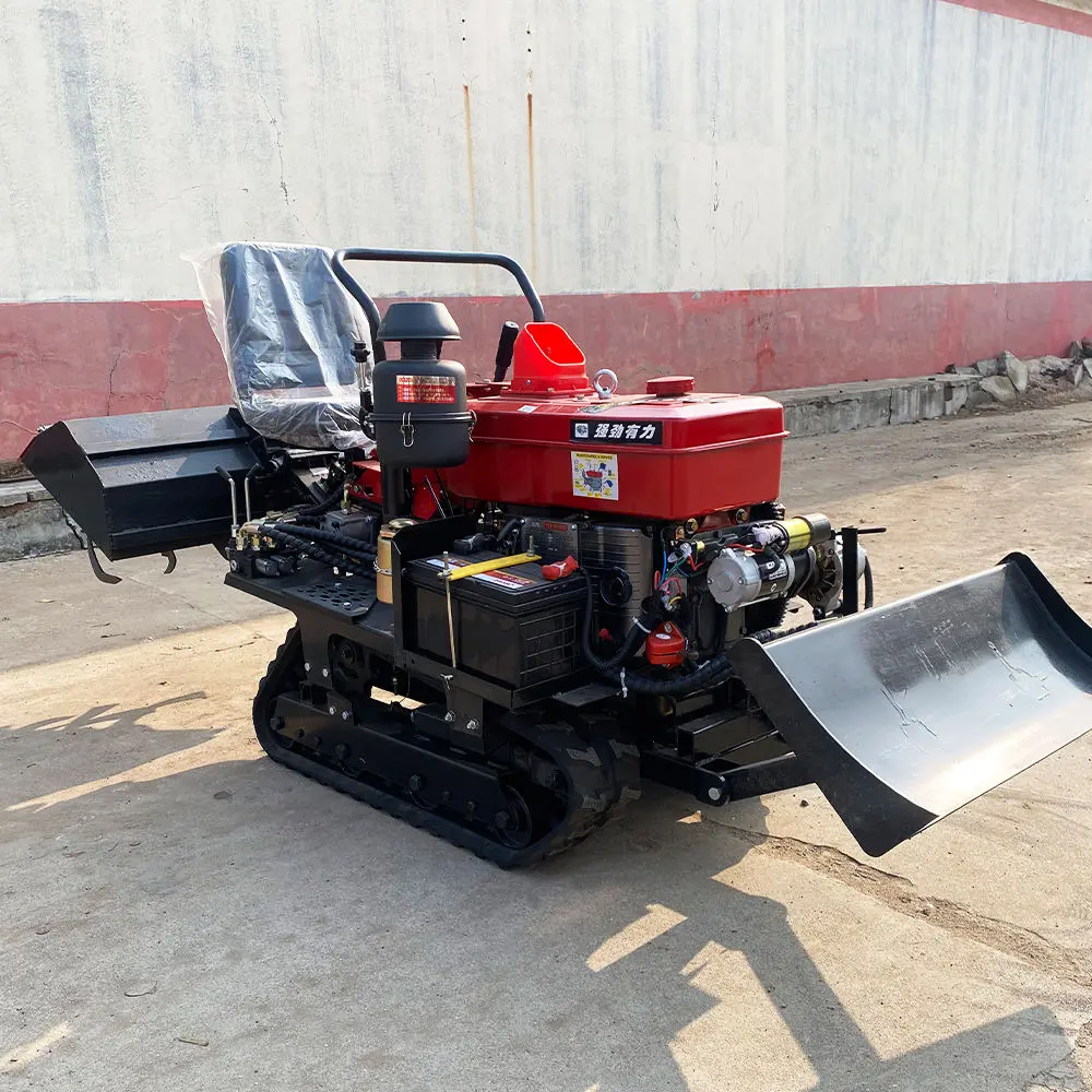Crawler Tractor With Blade
