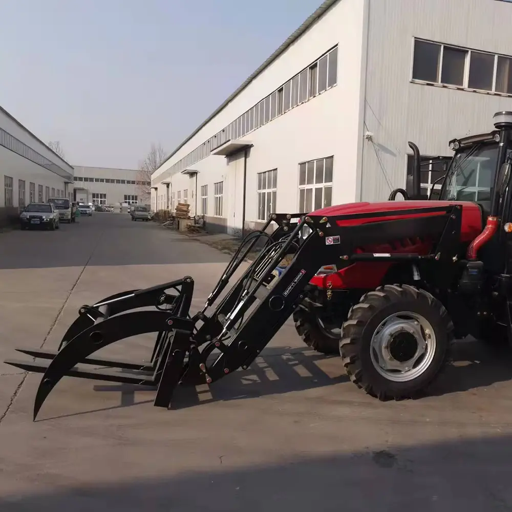 Tractor Front Loader Bale Grab Silage Clamp Hydraulic Quick