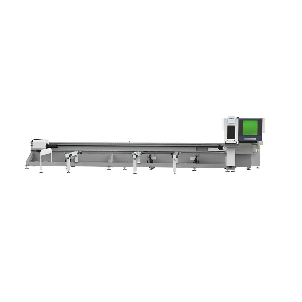 Two Chuck Fiber Laser Tube Cutting Machine