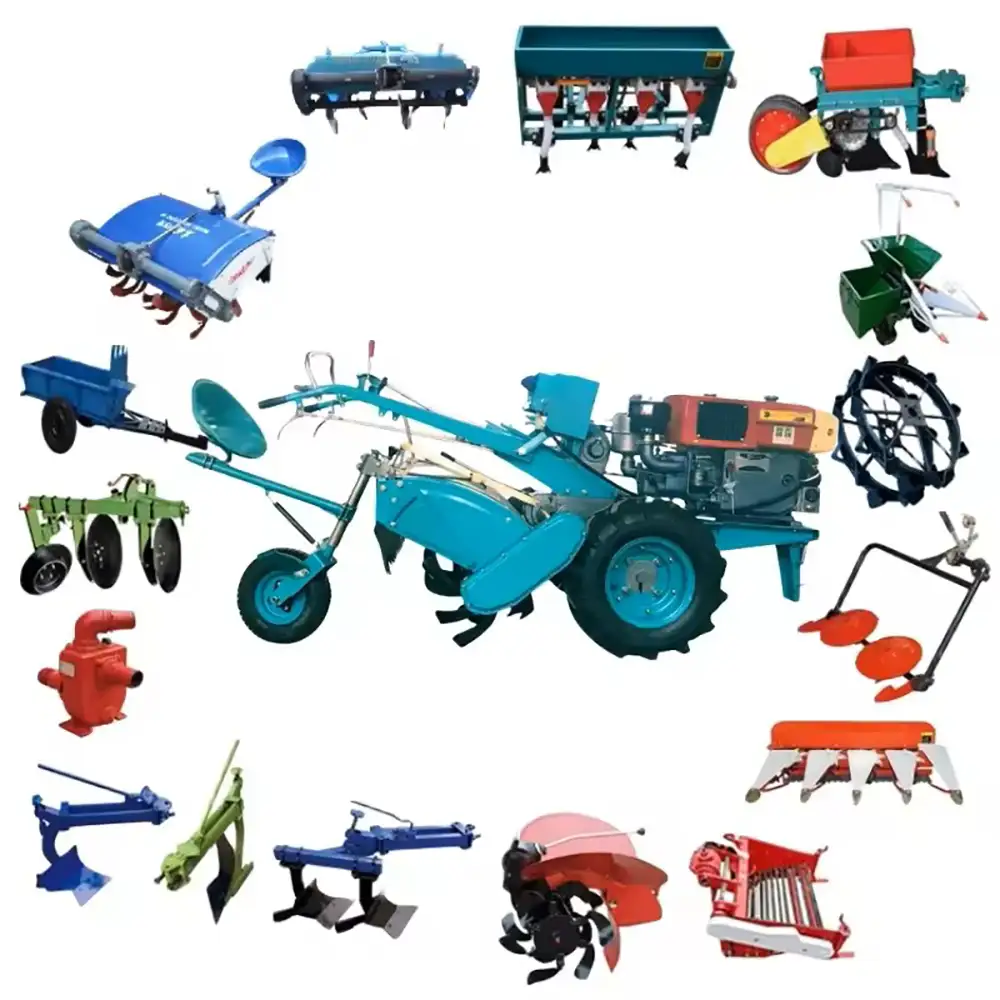 Two Wheel Hand Tractor with rotavator