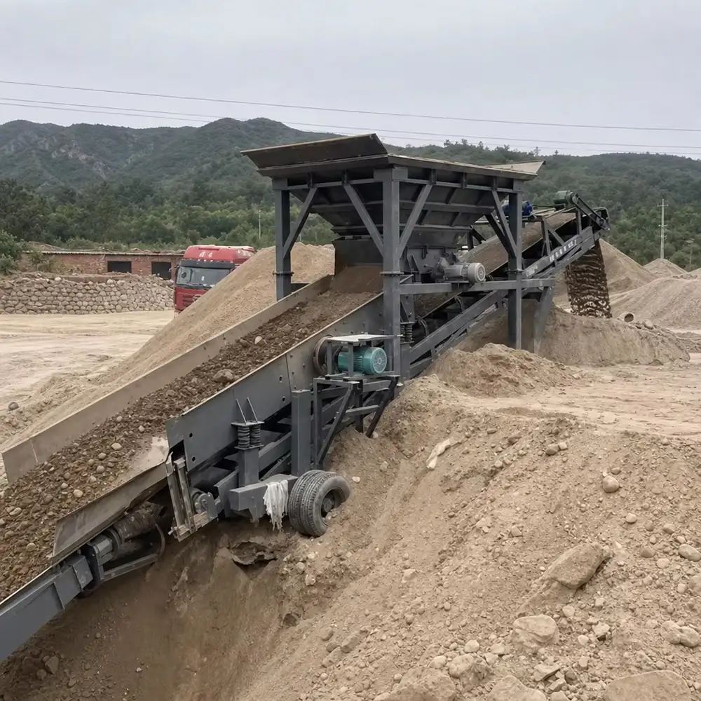 Mobile Construction Waste Screening Machine