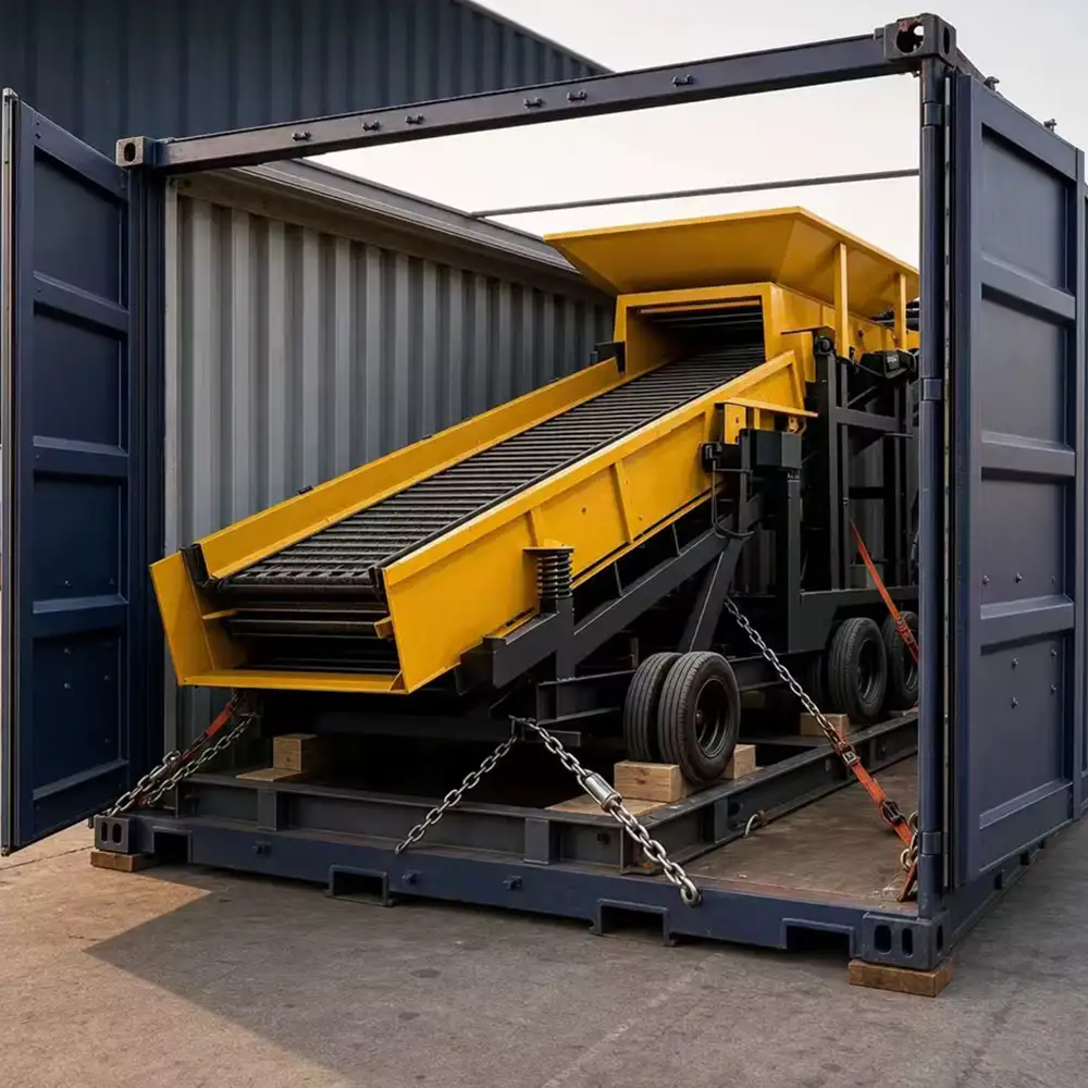 Portable Vibrating Screening Machine