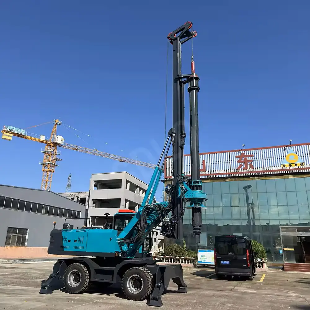 Wheel Rotary Pile Driver
